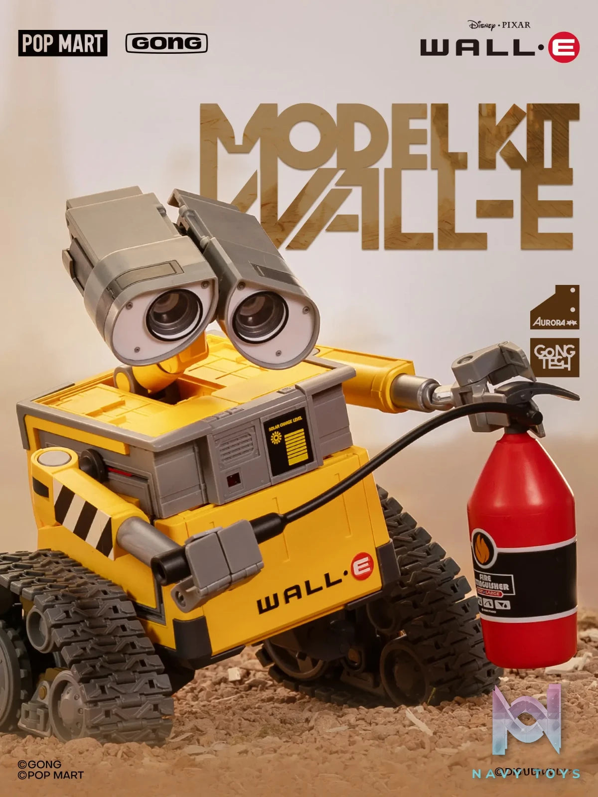 GONG Studio – WALL E WALL-E Plastic Model Kit (Licensed)