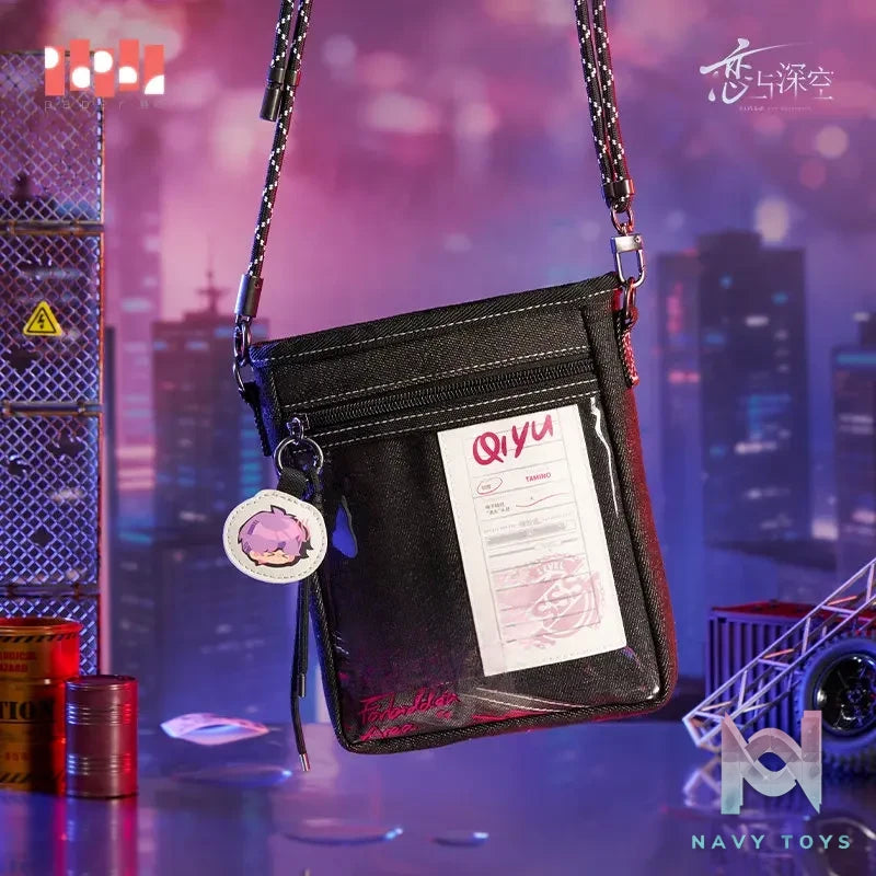 Paper Presented – Love and Deepspace Restricted Zone Series Denim Crossbody Bag (Licensed)