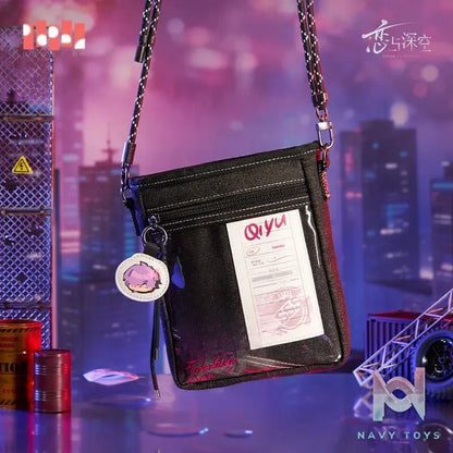 Paper Presented – Love and Deepspace Restricted Zone Series Denim Crossbody Bag (Licensed)