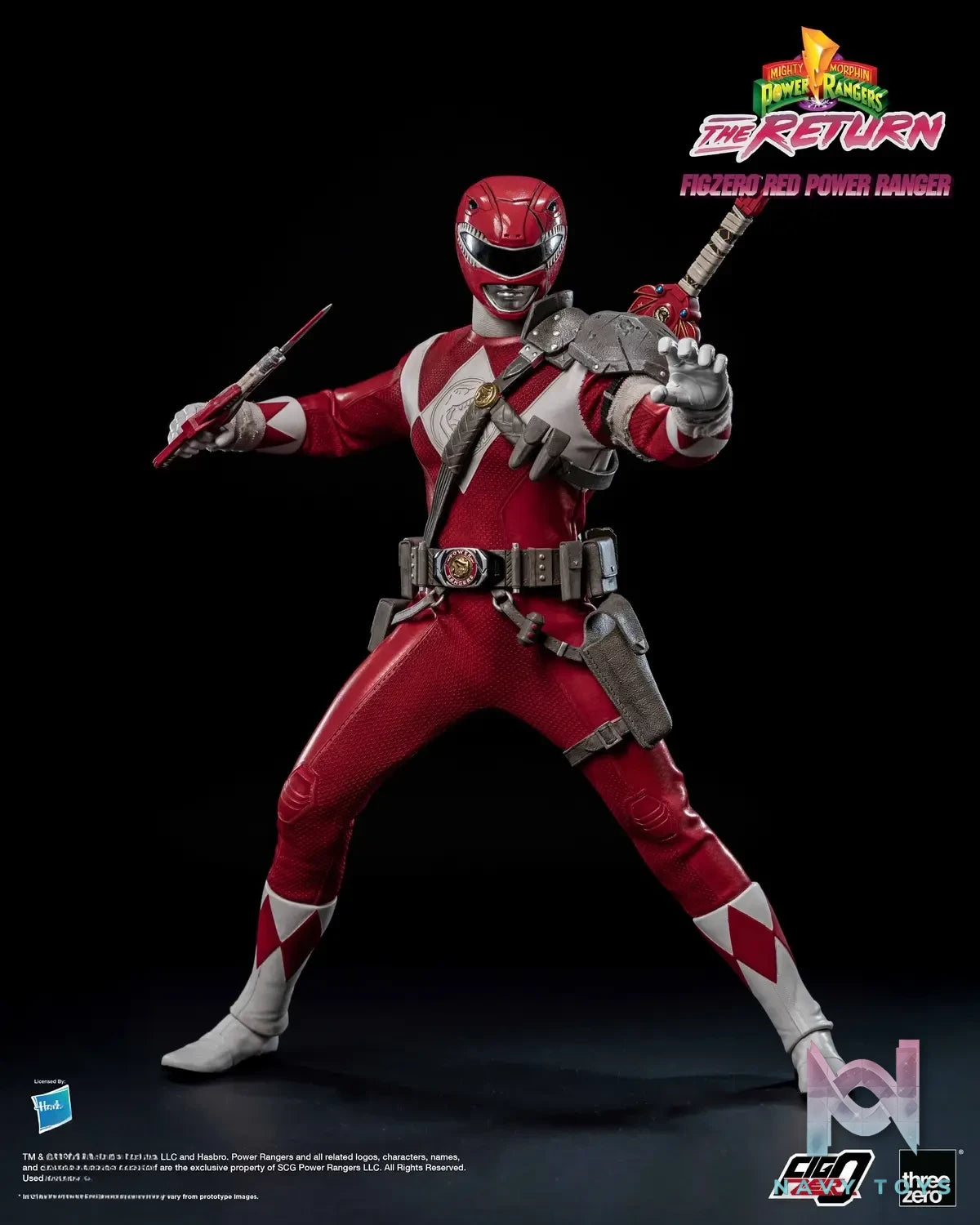 Threezero – Mighty Morphin Power Rangers: The Return FigZero 1/6 Red Power Ranger 3Z10200W0 (Licensed)