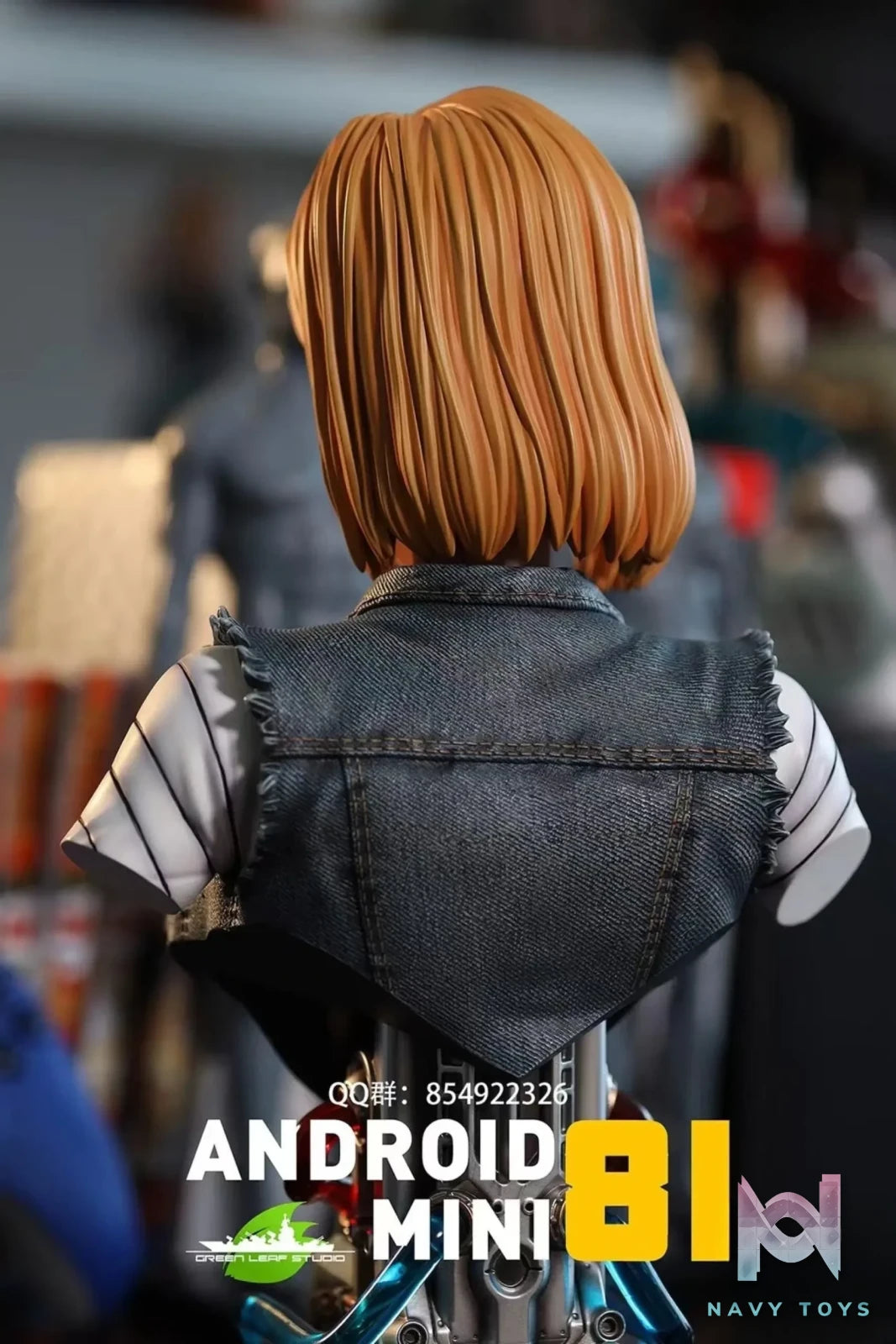 Green Leaf Studio – Dragon Ball Android 18 Bust – Mini Version