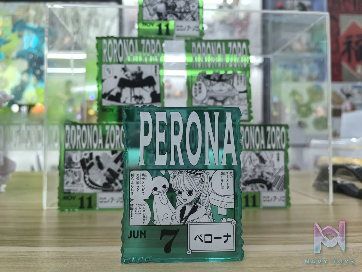 Pin Jiang Meng Qi Studio – Roronoa Zoro Birthday Card Brick One Piece