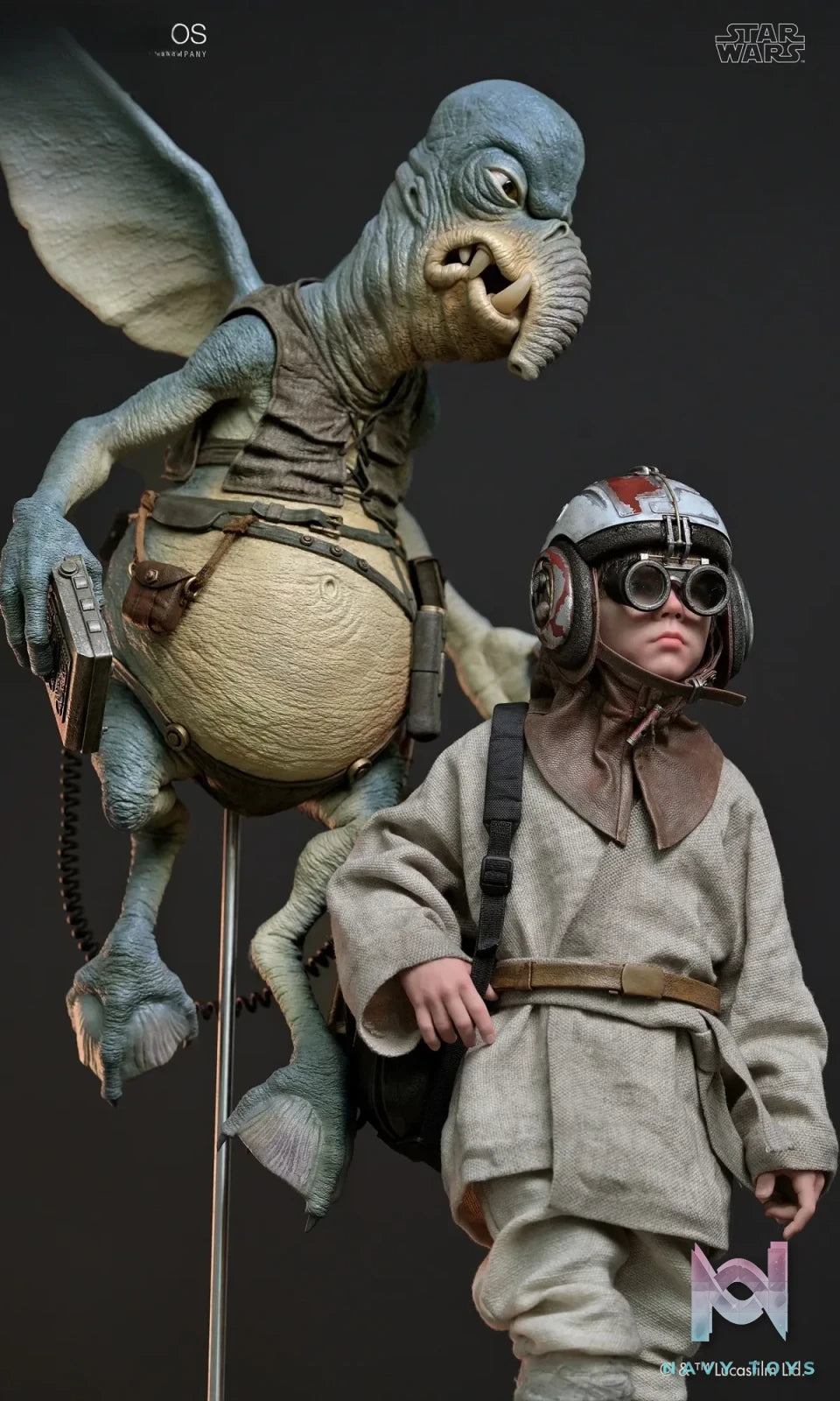 JND Studio – STAR WARS Young Anakin Skywalker X Watto 1/3 Scale Statue HMS-031 HMS-031D (Licensed)