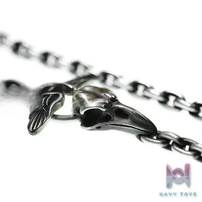 Raven Studio (silver jewelry) – Original Design 5.5mm Raven Exclusive Curb Chain Necklace Original