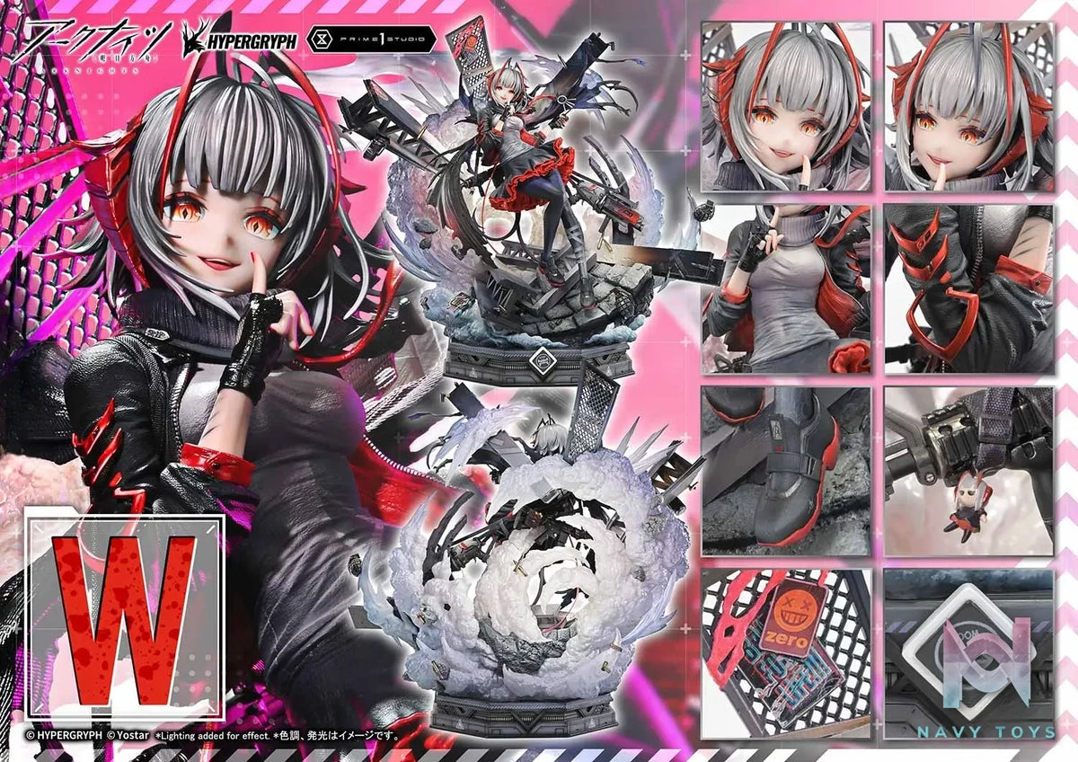 Prime 1 Studio & PRISMA WING Collection – Arknights W 1/6 Scale Pre-Painted Figure CMARK-01 CMARK-01S (Licensed)