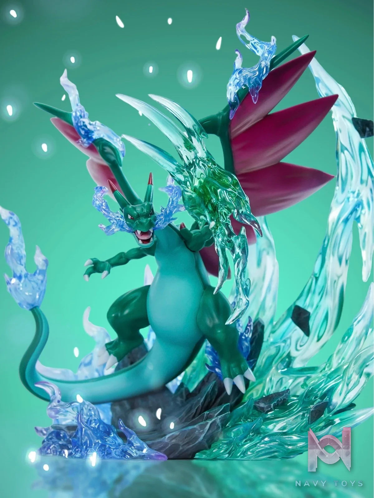 Mega Charizard X - Pokemon - Moonstone x Water Fleet Studio resin statue MoonStone Studio x Water Fleet Studio anime figure
