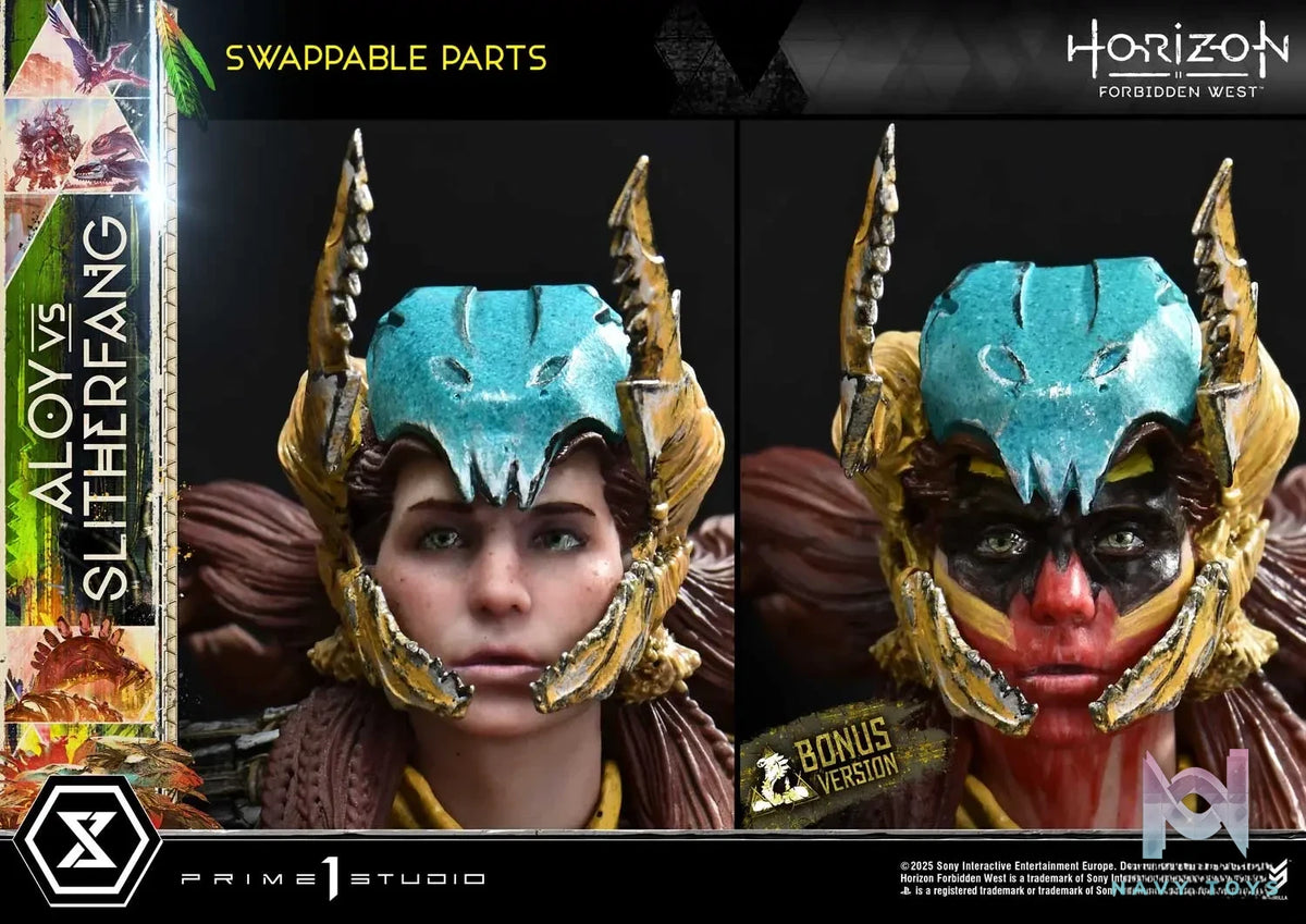 Prime 1 Studio – Ultimate Diorama Masterline Horizon Forbidden West Aloy vs. The Slitherfang UDMHFW-01 UDMHFW-01S (Licensed)