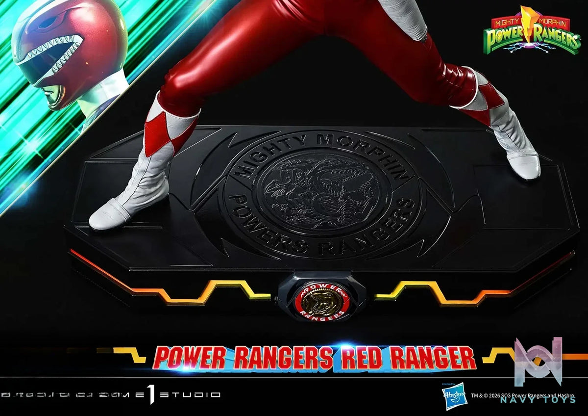 Prime 1 Studio – Premium Masterline Mighty Morphin Power Rangers Power Rangers Red Ranger PMPWR-02 (Licensed)
