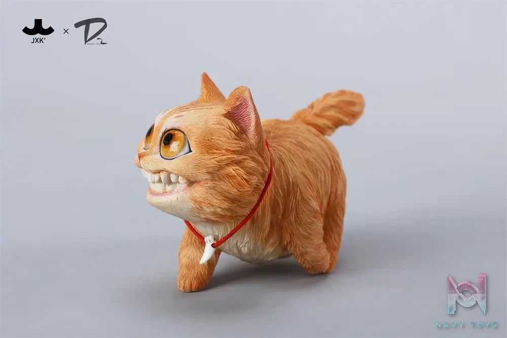 DOUBLE TWO & JXK – Original Urban Legends-Grinning Cat Figurine (Licensed)