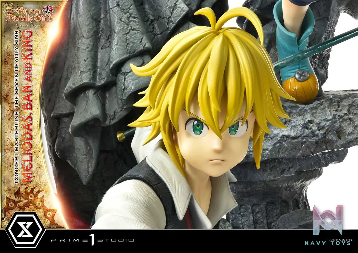Prime 1 Studio – Concept Masterline The Seven Deadly Sins Meliodas, Ban and King CMNTZ-01 CMNTZ-01DXS (Licensed)