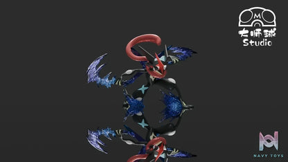Chao Ji Qiu Studio - Pokémon Battle Bond Greninja resin statue Navy Toys anime figure