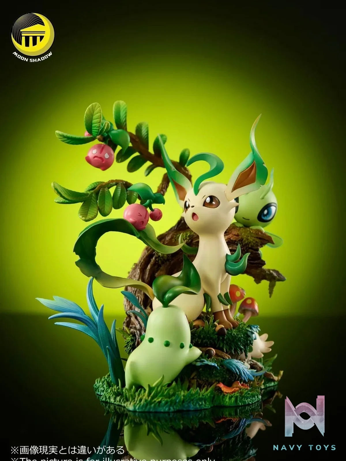 Leafeon Group - Pokemon - Moon Shadow Studio resin statue Moon Shadow Studio anime figure
