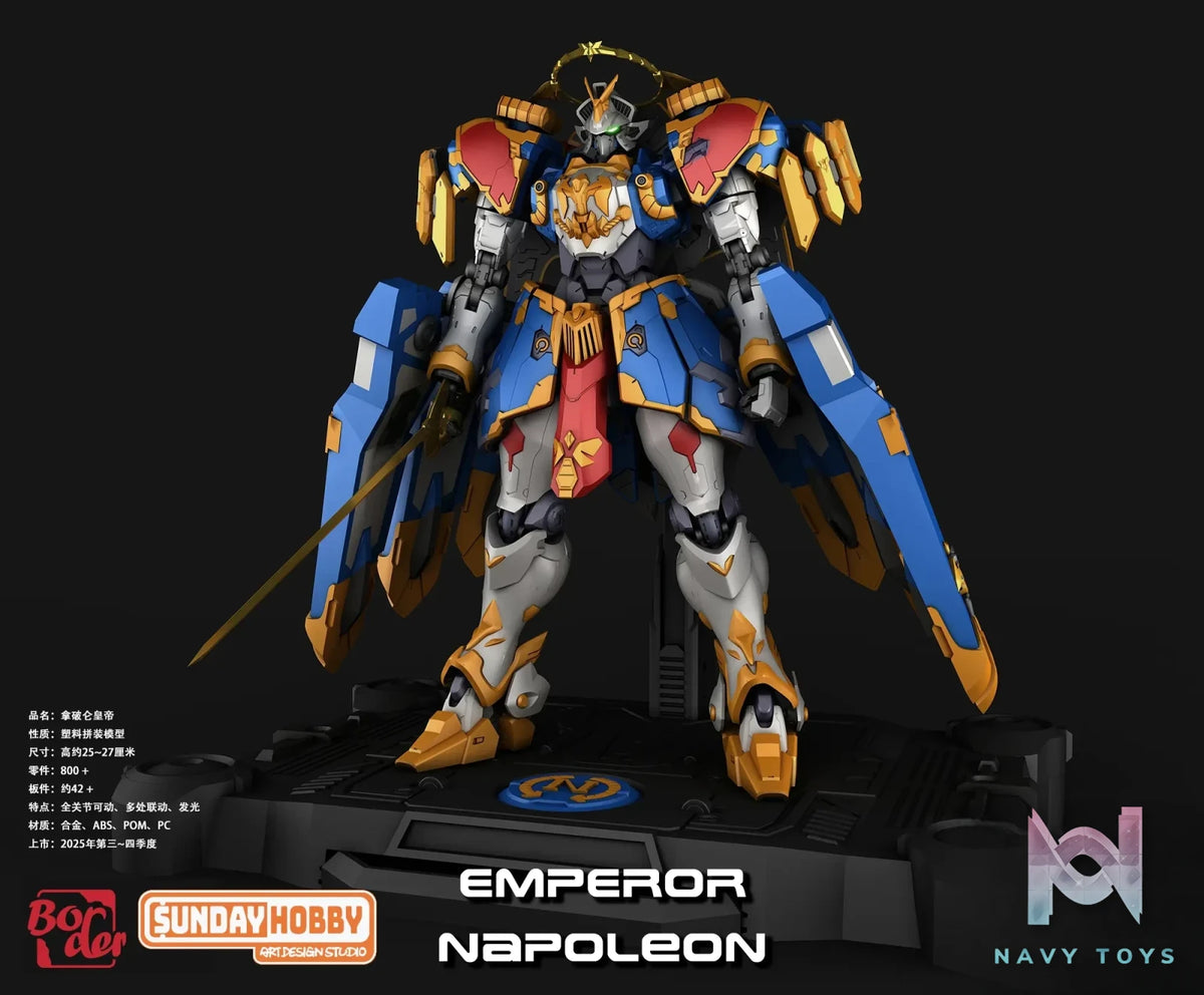 BORDER TOYS – Napoleon Emperor Model Kit CG Render Preview (Licensed)