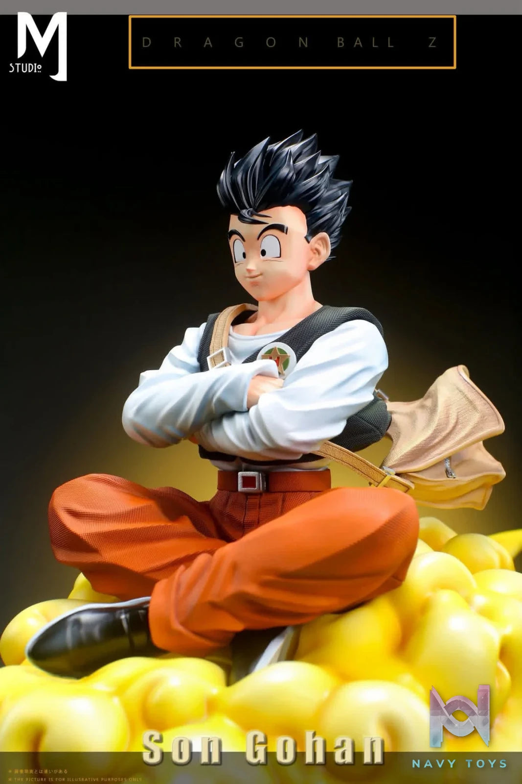 Student Gohan resin statue MJ Studio anime figure