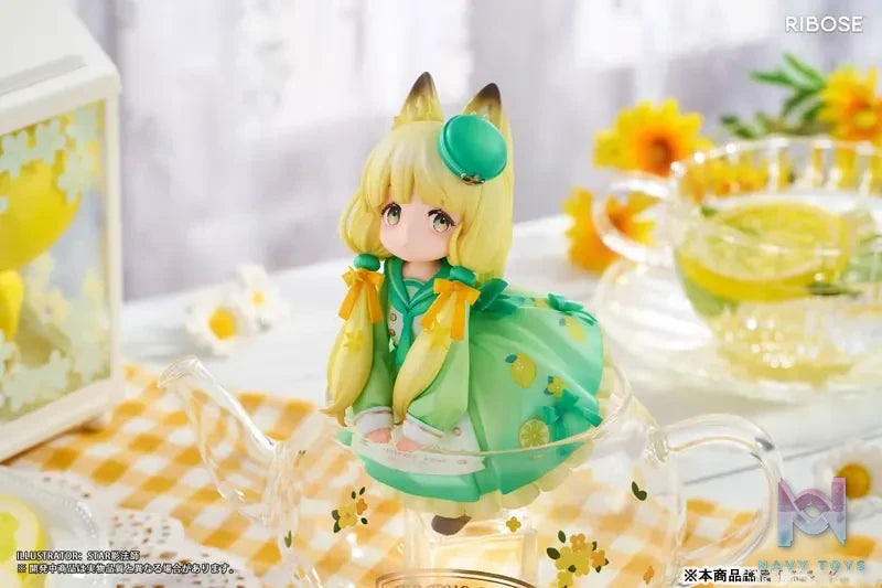 RIBOSE – Original Chibi Figure DLC Series “Tea Time Cats”: “Lemon Cat” (Licensed)