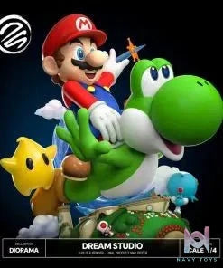 Mario X Yoshi Super Mario Galaxy 2 - Dream Studio resin statue Navy Toys anime figure