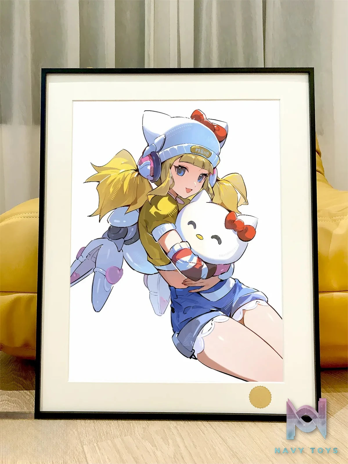 Xing Kong Studio – Juno Hello Kitty Anime Decorative Painting Overwatch