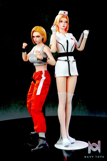 BoxQi Studio – 1/6 Android 18 Platinum Silicone Articulated Action Figure HQ03 Dragon Ball