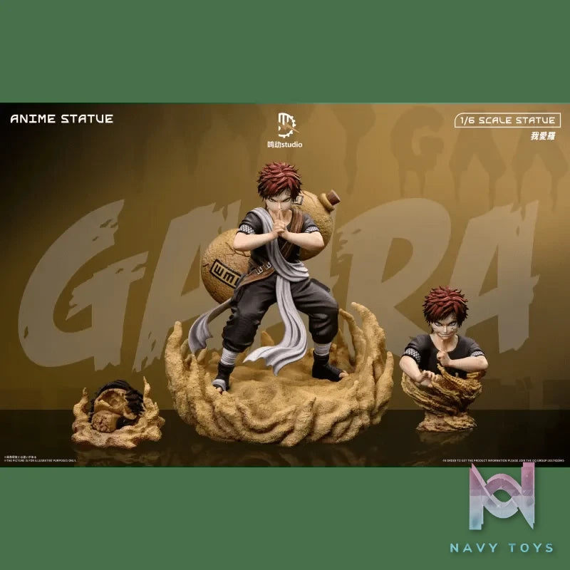 Ming Dong Studio - Chunin Exams Gaara Naruto resin statue Navy Toys anime figure