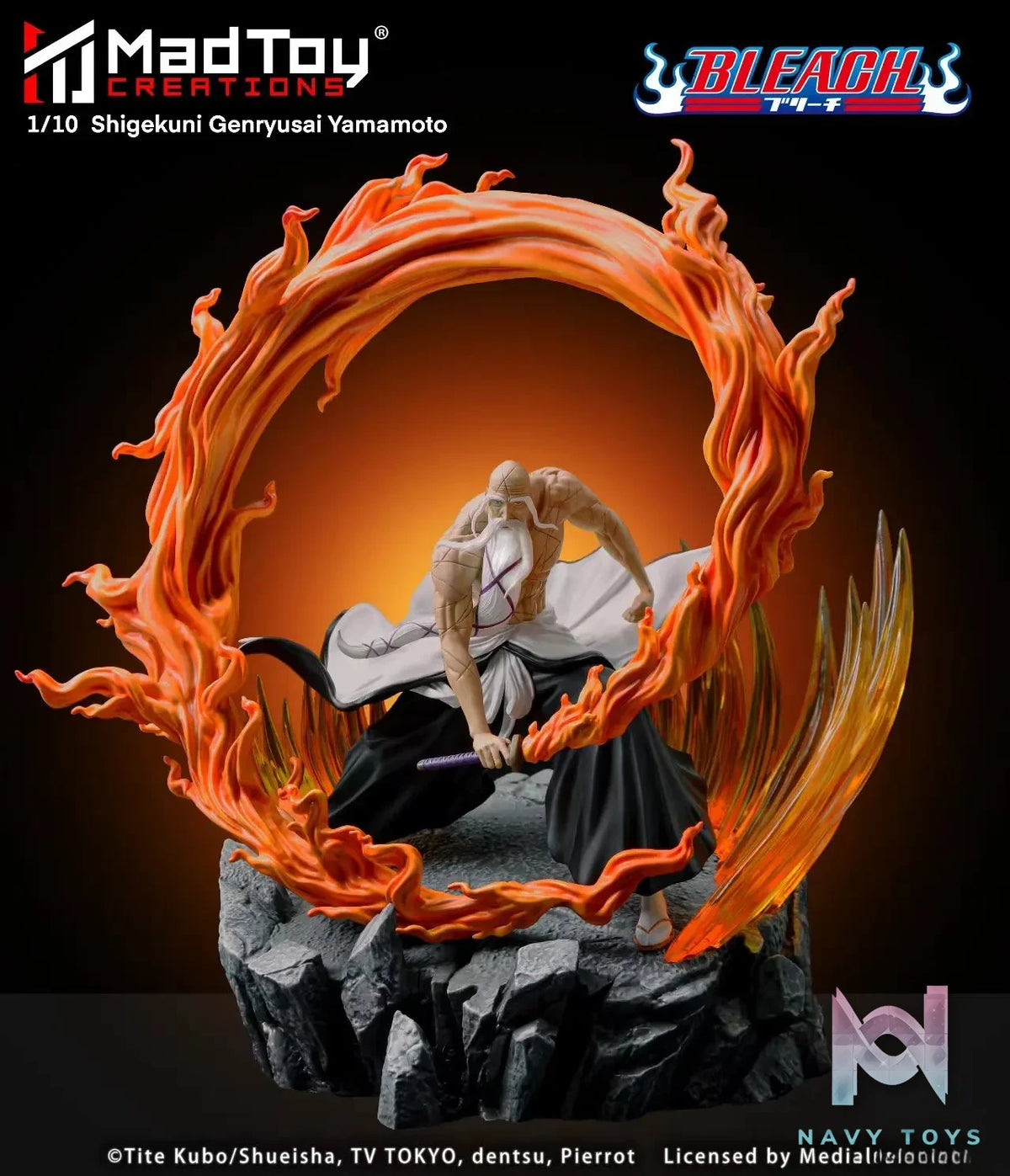 MAD TOY Studio – BLEACH First Division Captain Genryūsai Shigekuni Yamamoto (Licensed)