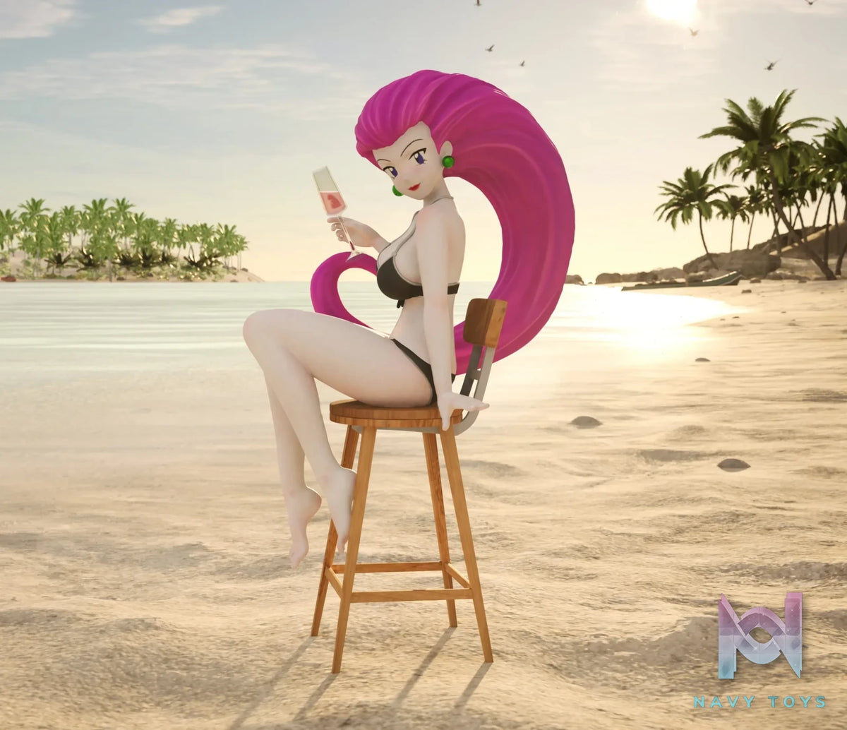 TS Studio – Pokemon Swimsuit #3 Team Rocket Beach Jessie