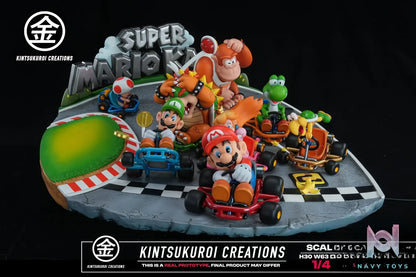 Kintsukuroi Creations Studio – SUPER MARIO KART DIORAMA Super Mario