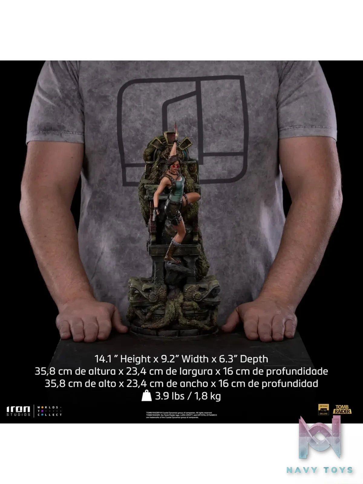 Iron Studio – Tomb Raider Statue Lara Croft LARAC1071240-10 (Licensed)