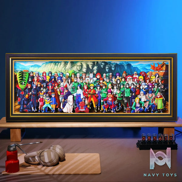 Yu Zhi Jiang Studio – Naruto Multiple Characters Series #4 3D Decorative Painting Naruto