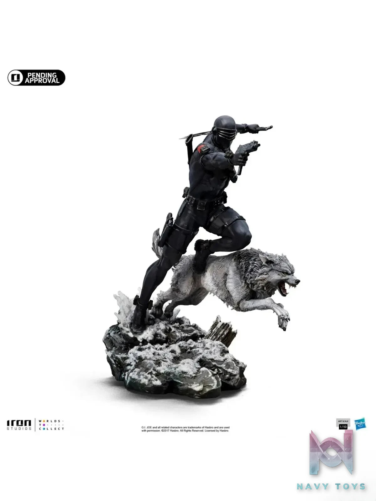 Iron Studio – G.I. Joe 1/10 Snake Eyes HASBR117024-10 (Licensed)