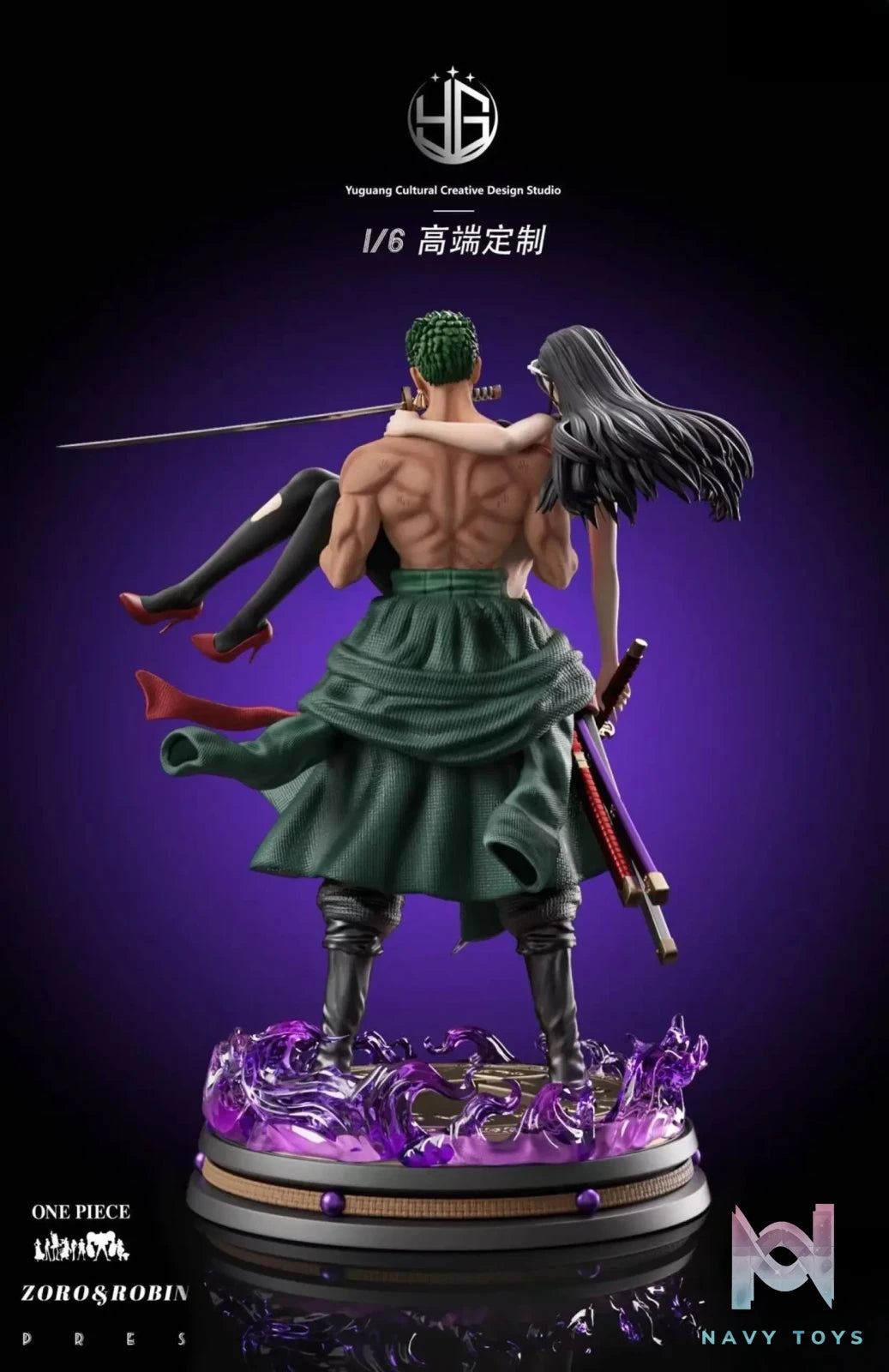 Yuguang Cultural Creative Design Studio – One Piece Roronoa Zoro and Nico Robin