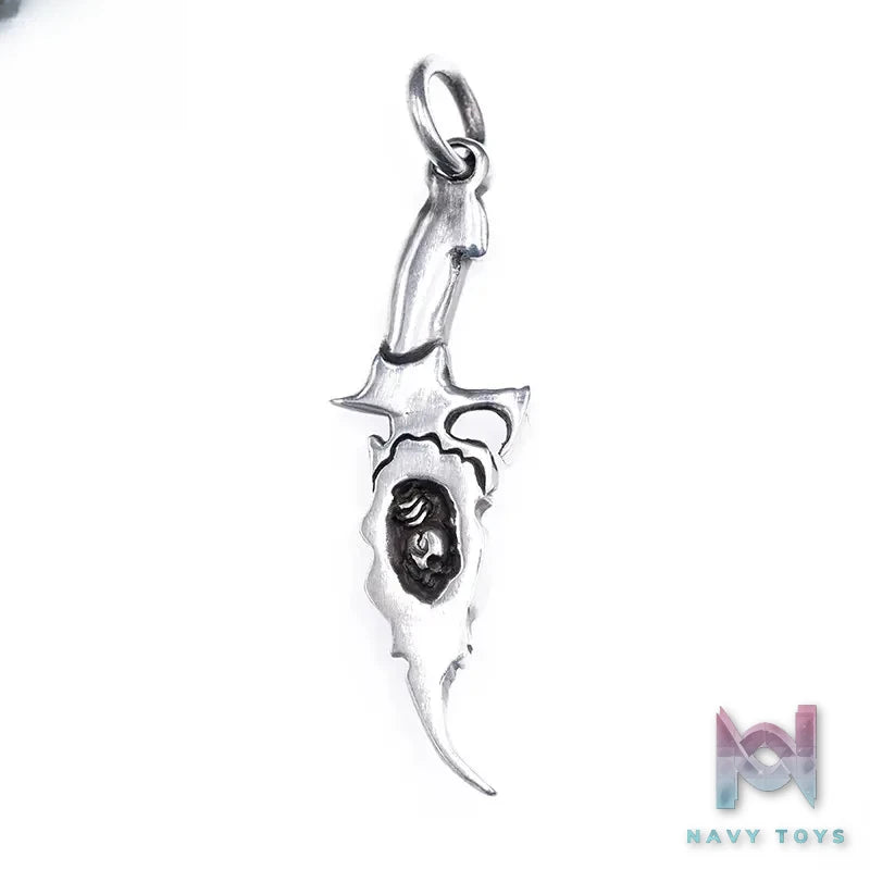 Raven Studio (silver jewelry) – Original Exclusive “General’s Triumph” Skull Knife Pendant Original