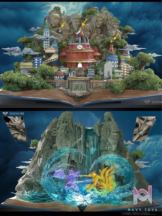 Village Hidden in the Leaves & Valley of the End - Naruto - WASP Studio resin statue WASp Studio anime figure