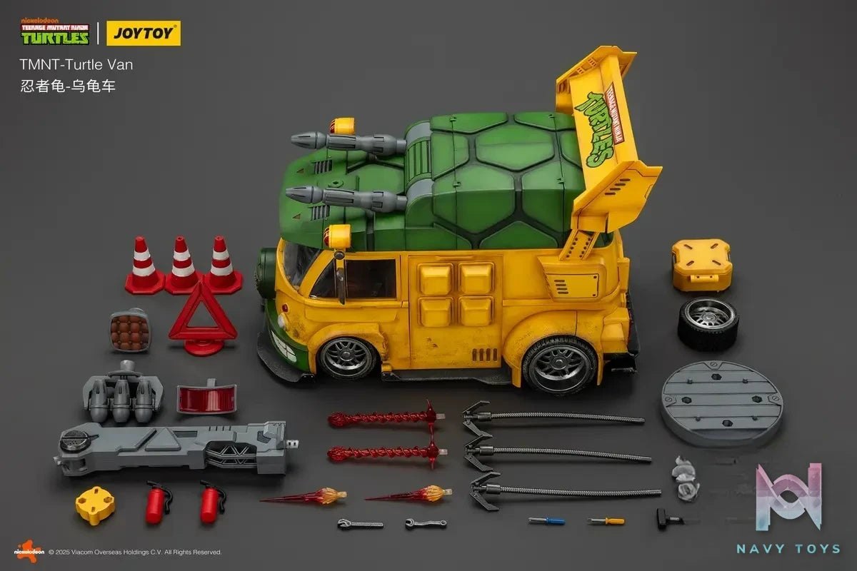 JOYTOY – 1/18 TMNT-Turtle Van X Roadkill Rodney JT02540 JT02557 (Licensed)