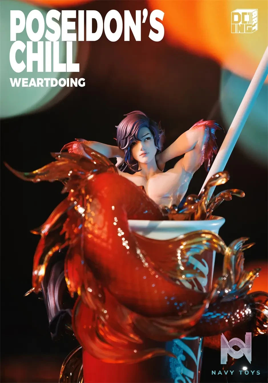 Weartdoing Studio – Original Poseidon’s Chill-Red & Blue & Orange (Licensed)