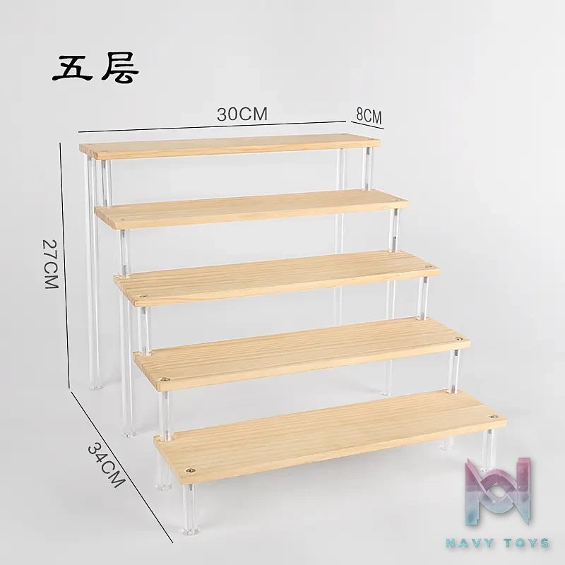Showcase Factory – Acrylic Stair Display Stand for Nendoroids Blind Boxes Mini Figures