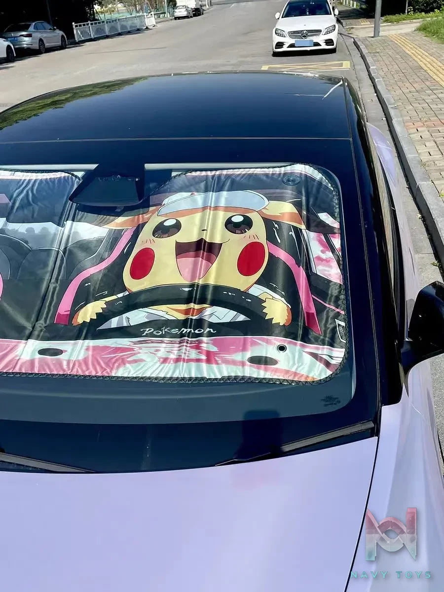 Plover Studio – Pokémon Car front sunshade Pikachu