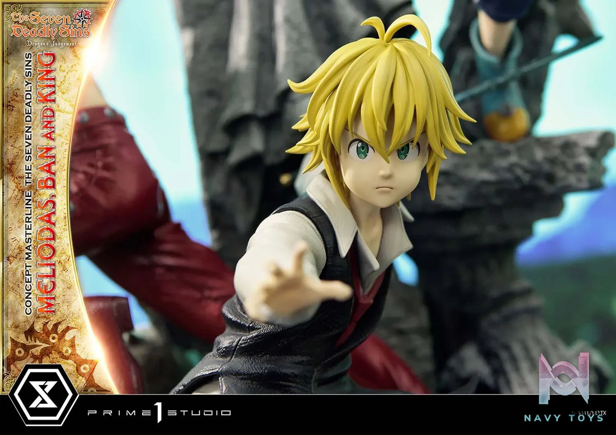 Prime 1 Studio – Concept Masterline The Seven Deadly Sins Meliodas, Ban and King CMNTZ-01 CMNTZ-01DXS (Licensed)
