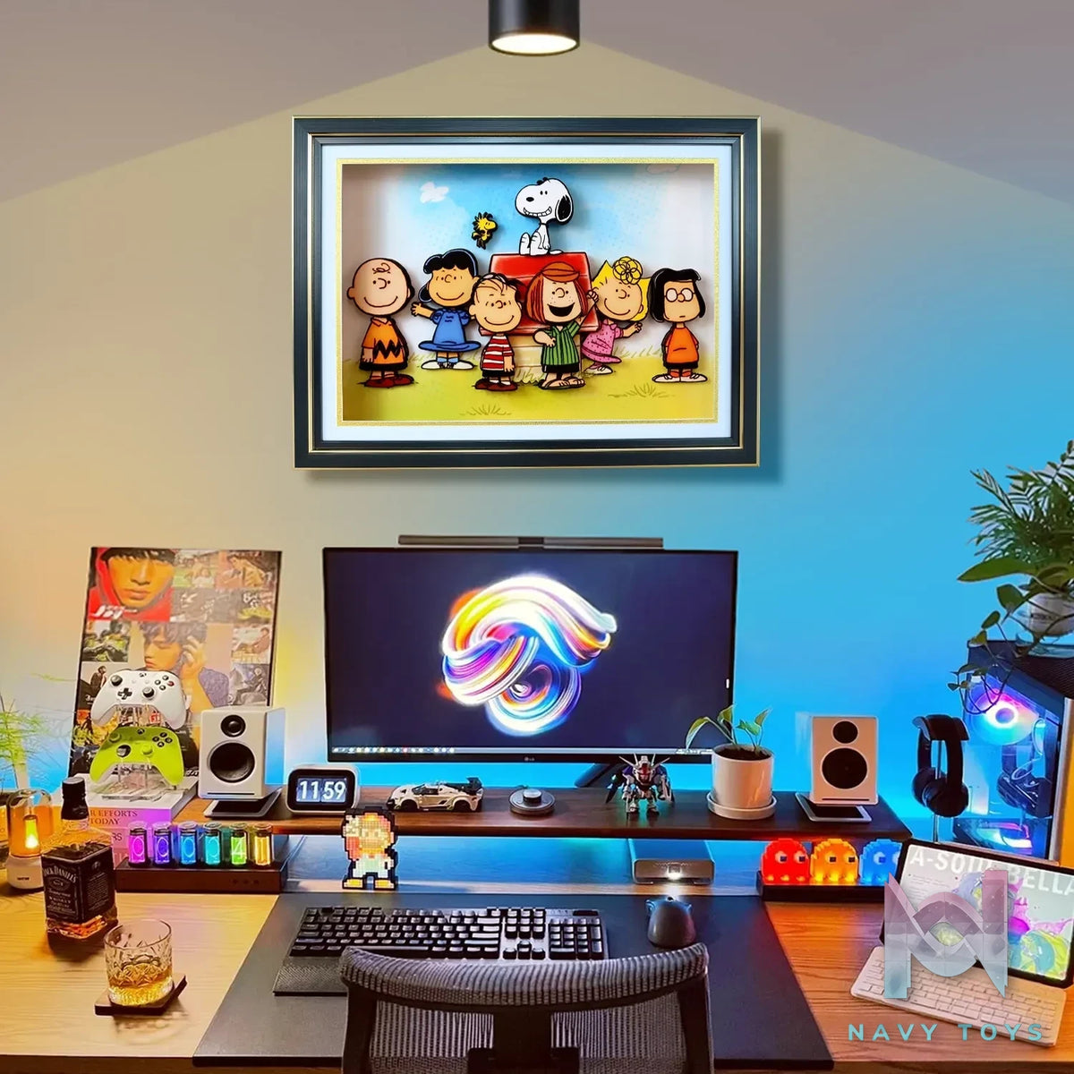 KALA HOME Studio – Peanuts Multiple Characters 3D Decorative Painting Peanuts