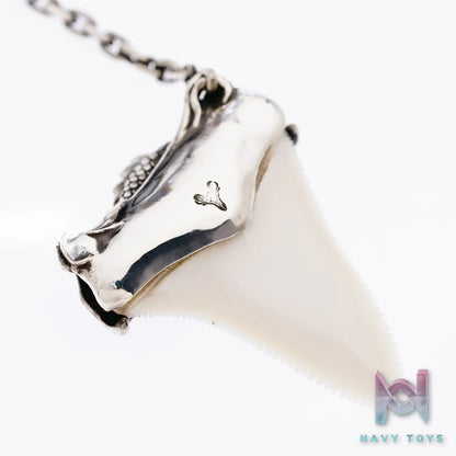 Raven Studio (silver jewelry) – Original Exclusive Custom Koi Fish Shark Bezel‑Set Pendant Original
