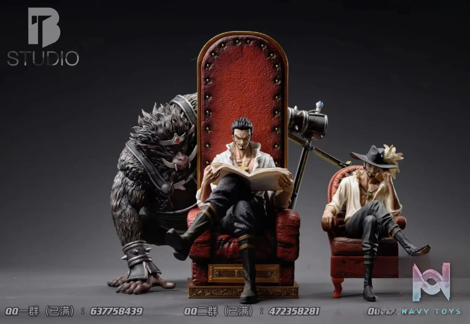 BT Studio – One Piece Oka Shichibukai #5 Seated Dracule Mihawk