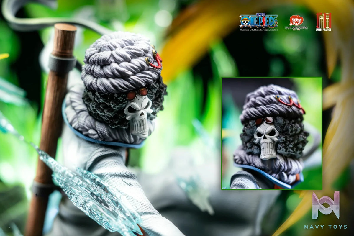JIMEI PALACE Studio – ONE PIECE Straw Hat Crew Series Vol. 2 Brook Statue (Licensed)