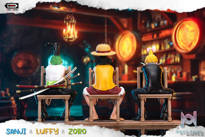 LEFT & RIGHT Studio – One Piece Roronoa Zoro & Monkey D. Luffy & Sanji