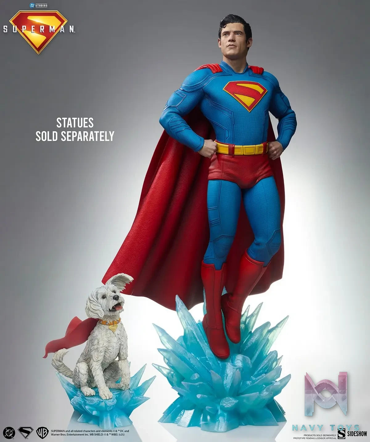 Sideshow Collectibles – Collectibles DC Comics Superman & Krypto 300982 300997 (Licensed)
