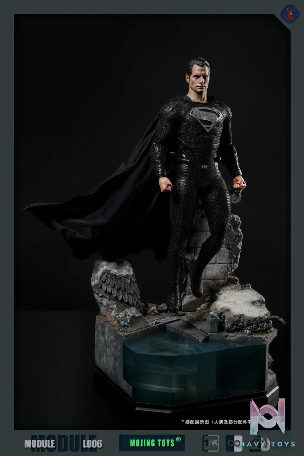 MOjingToys – DC Module series – L006 1/6 BVS Kryptonite Ruins DIORAMA BASE (Licensed)