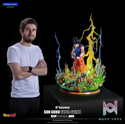Tsume Studio – Dragon ball Son Goku Super Saiyan HQS Dioramax (Licensed)