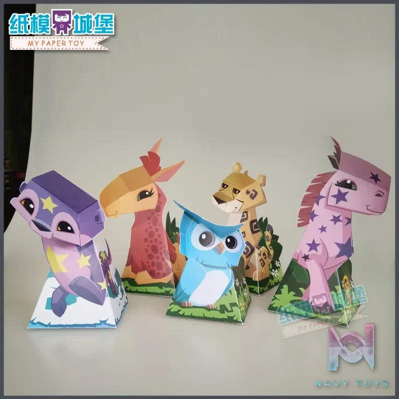 Qian Zhi Lu Studio – Animal Series Visual illusion 3D Paper Model DIY