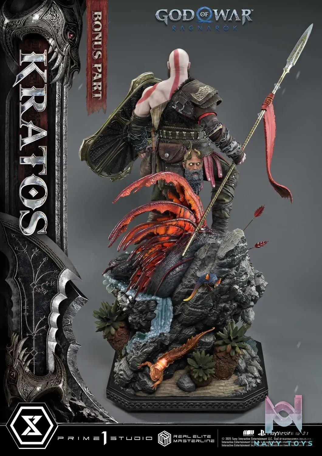 Prime 1 Studio – Real Elite Masterline God of War: Ragnarok Kratos Ultimate Version REMGOW-01 REMGOW-01UT REMGOW-01UTS (Licensed)