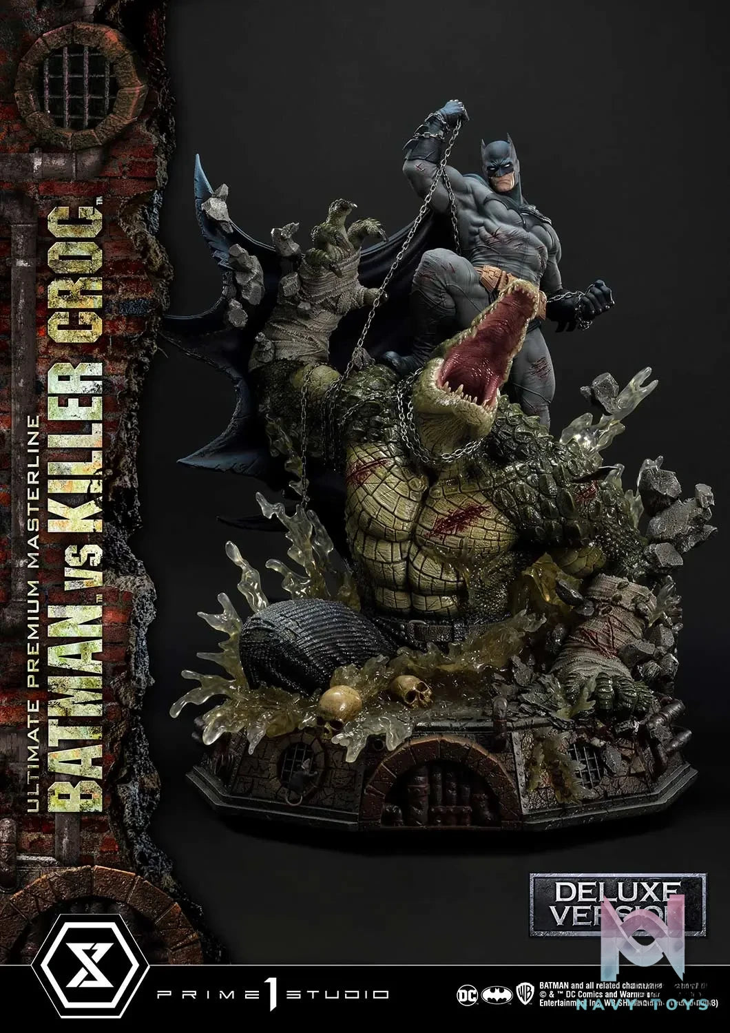 Prime 1 Studio – Ultimate Premium Masterline Batman (Comics) Batman Versus Killer Croc UPMDC-07 UPMDC-07DX UPMDC-07DXS (Licensed)