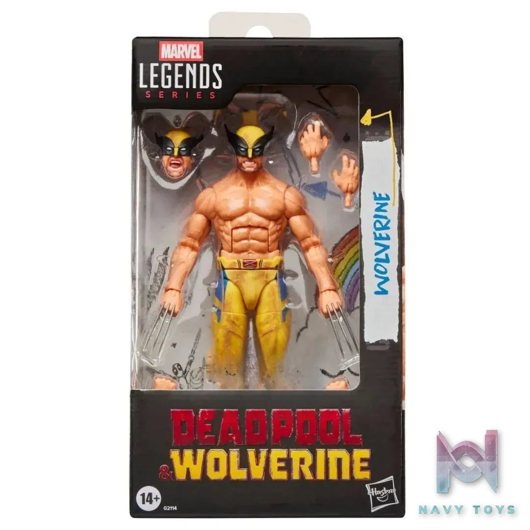 Hasbro Studio – 1/12 Marvel Legends (Movie Version) Shirtless Wolverine Action Figure (Licensed)