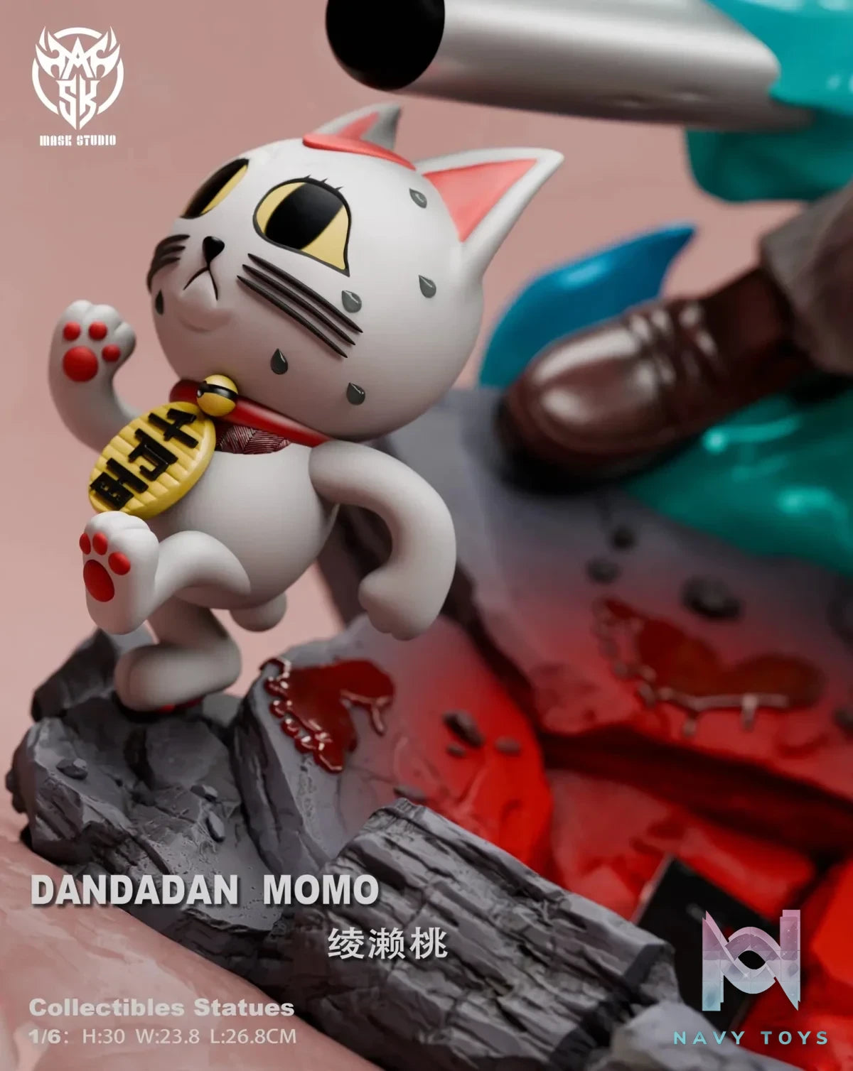 Mask Studio - Dandadan Momo Ayase resin statue Navy Toys anime figure